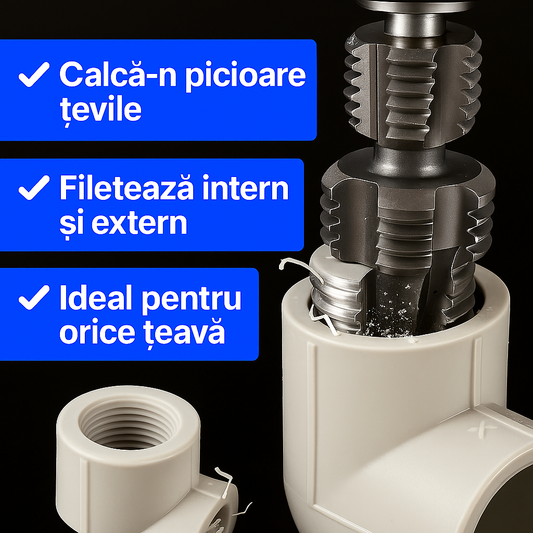 Kit Filetare Țevi Universal